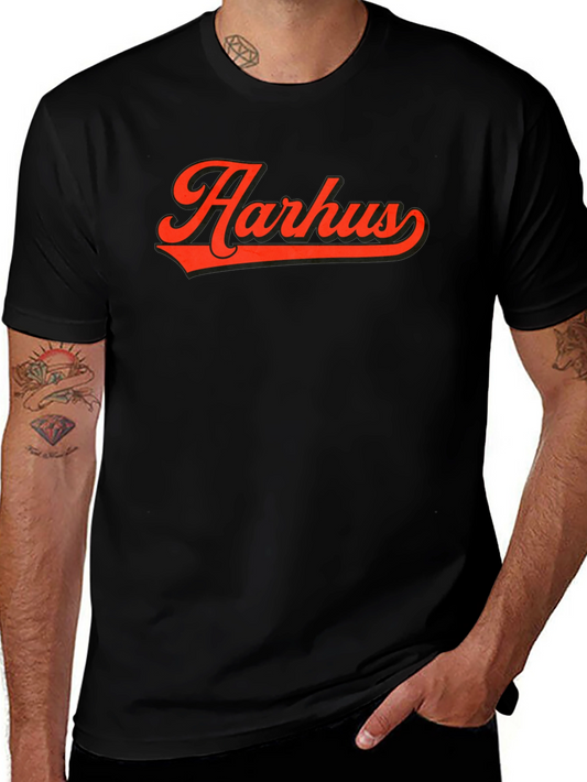 Aarhus Graphic T-Shirt - Retro Style - Casual Wear