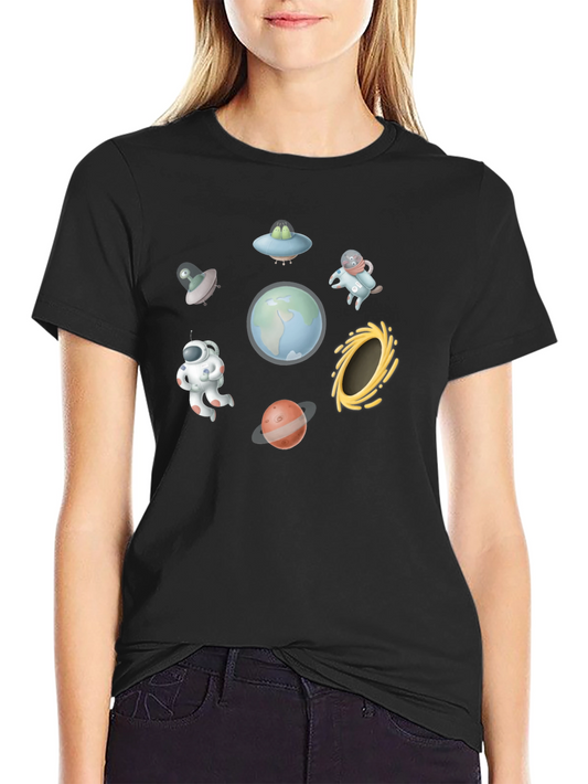 Cosmic Crew Black T-Shirt