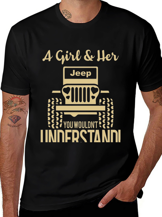 A Girl and Her Jeep T-Shirt - Off-Road Adventure Tee