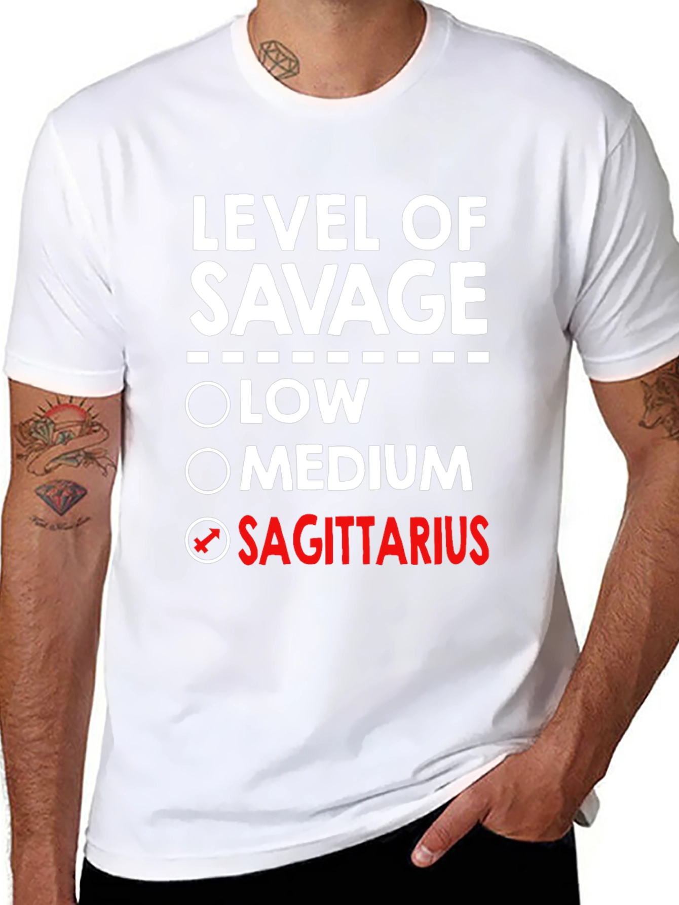 Sagittarius Savage Level Tee