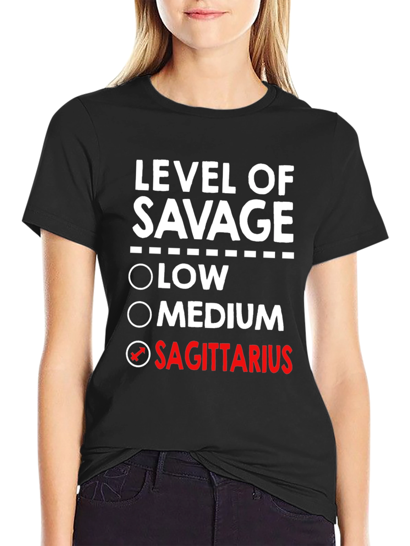 Sagittarius Savage Level Tee