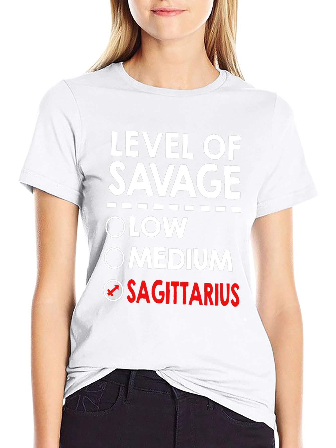 Sagittarius Savage Level Tee