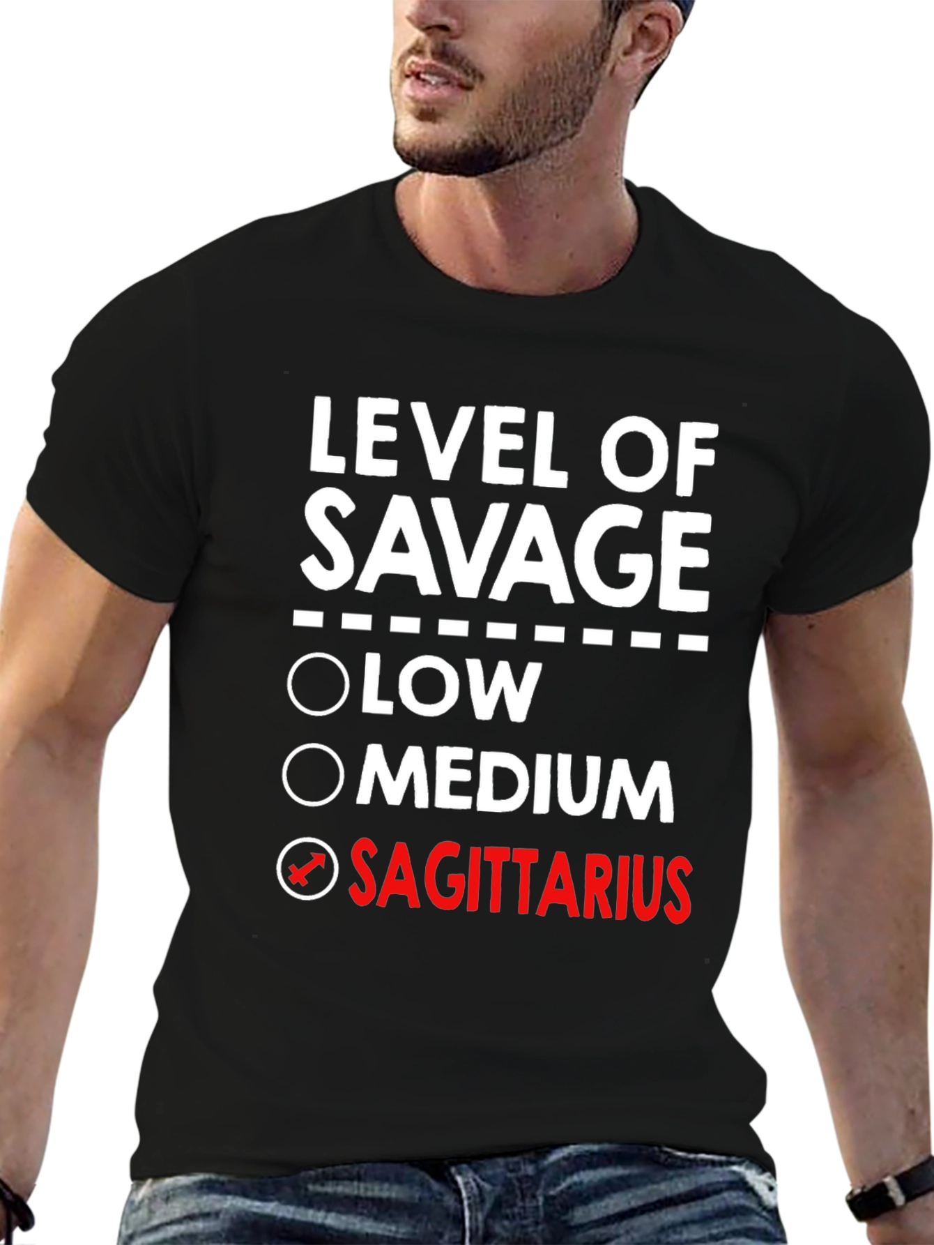 Sagittarius Savage Level Tee