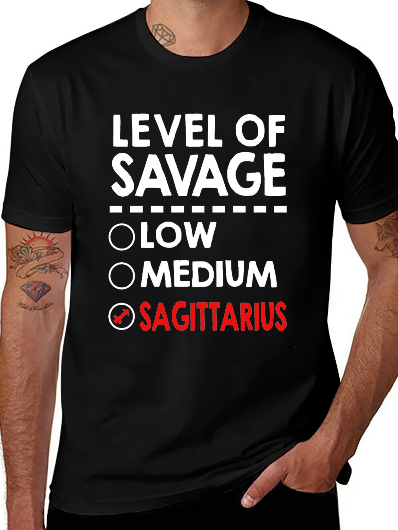 Sagittarius Savage Level Tee
