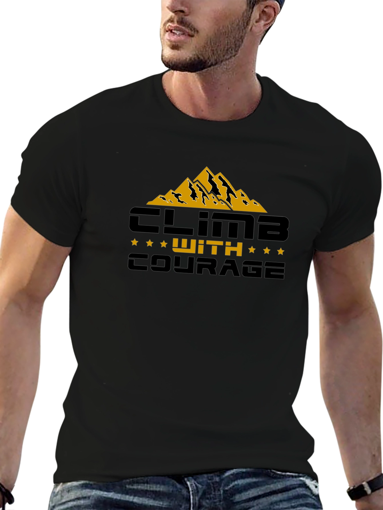Climb With Courage Graphic T-Shirt - Adventure Ready