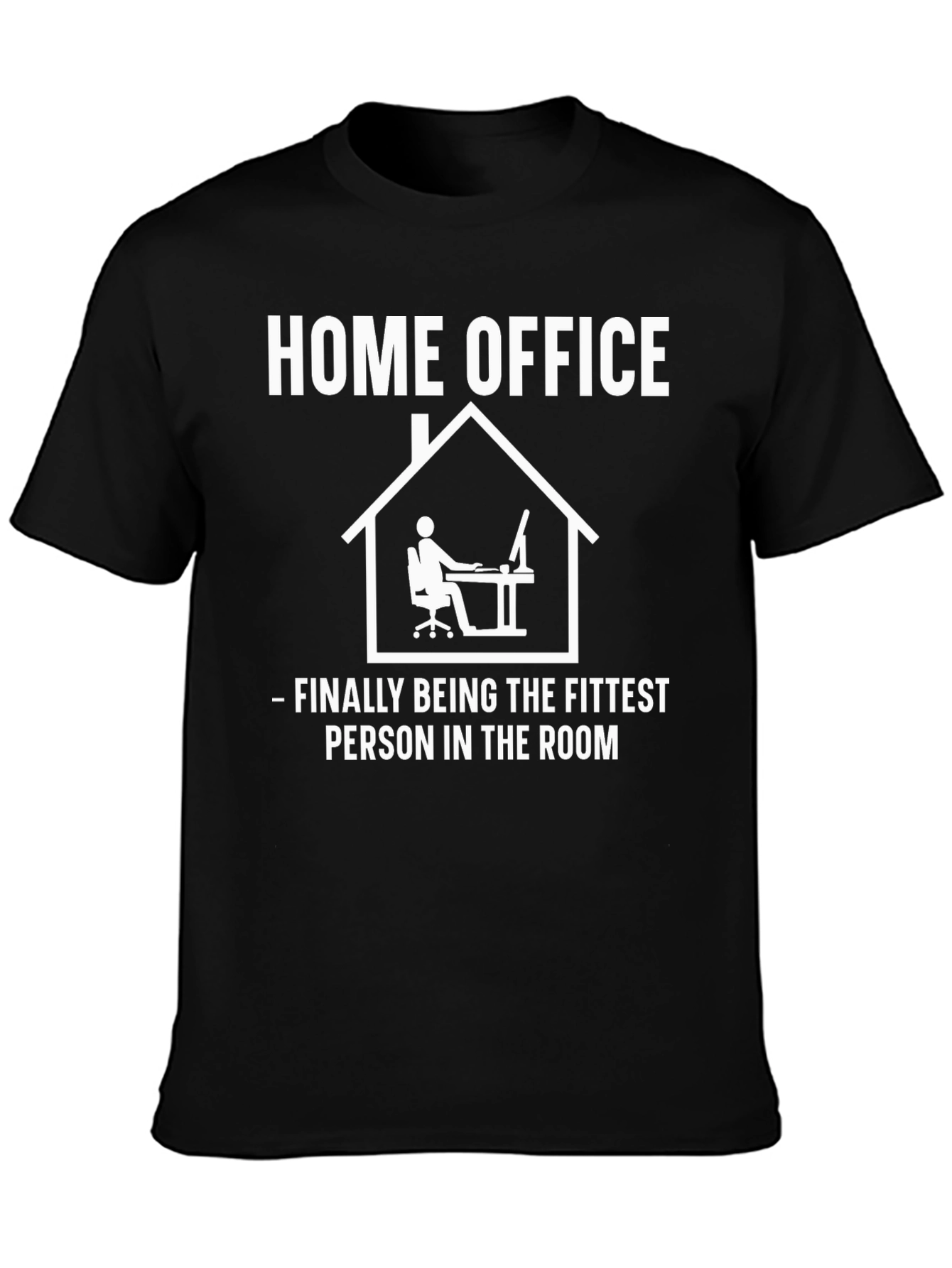 Home Office Fittest in the Room Graphic Tee