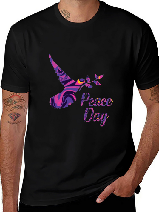 Peace Day Dove Graphic T-Shirt