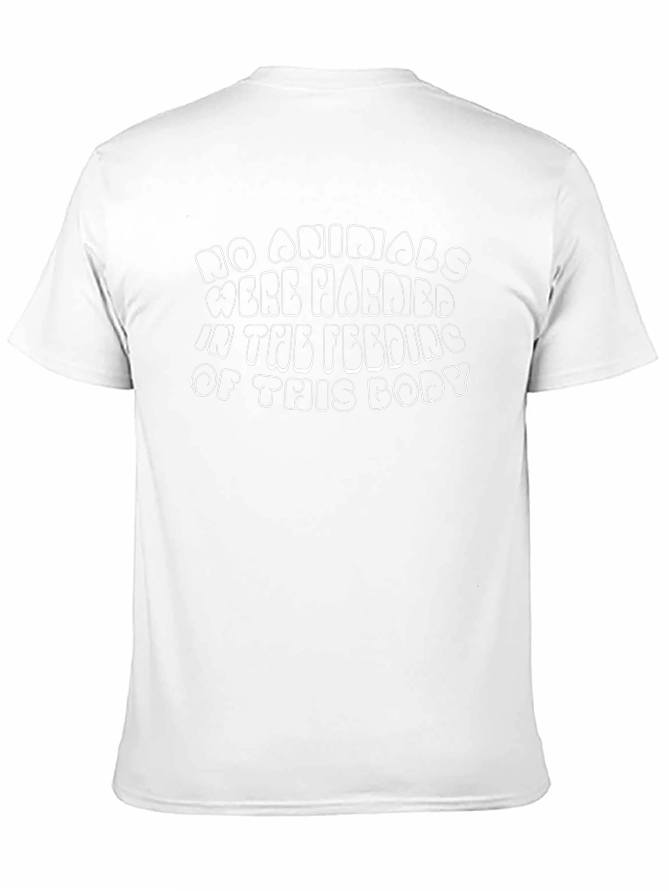 Vegan Statement T-Shirt: No Animals Harmed