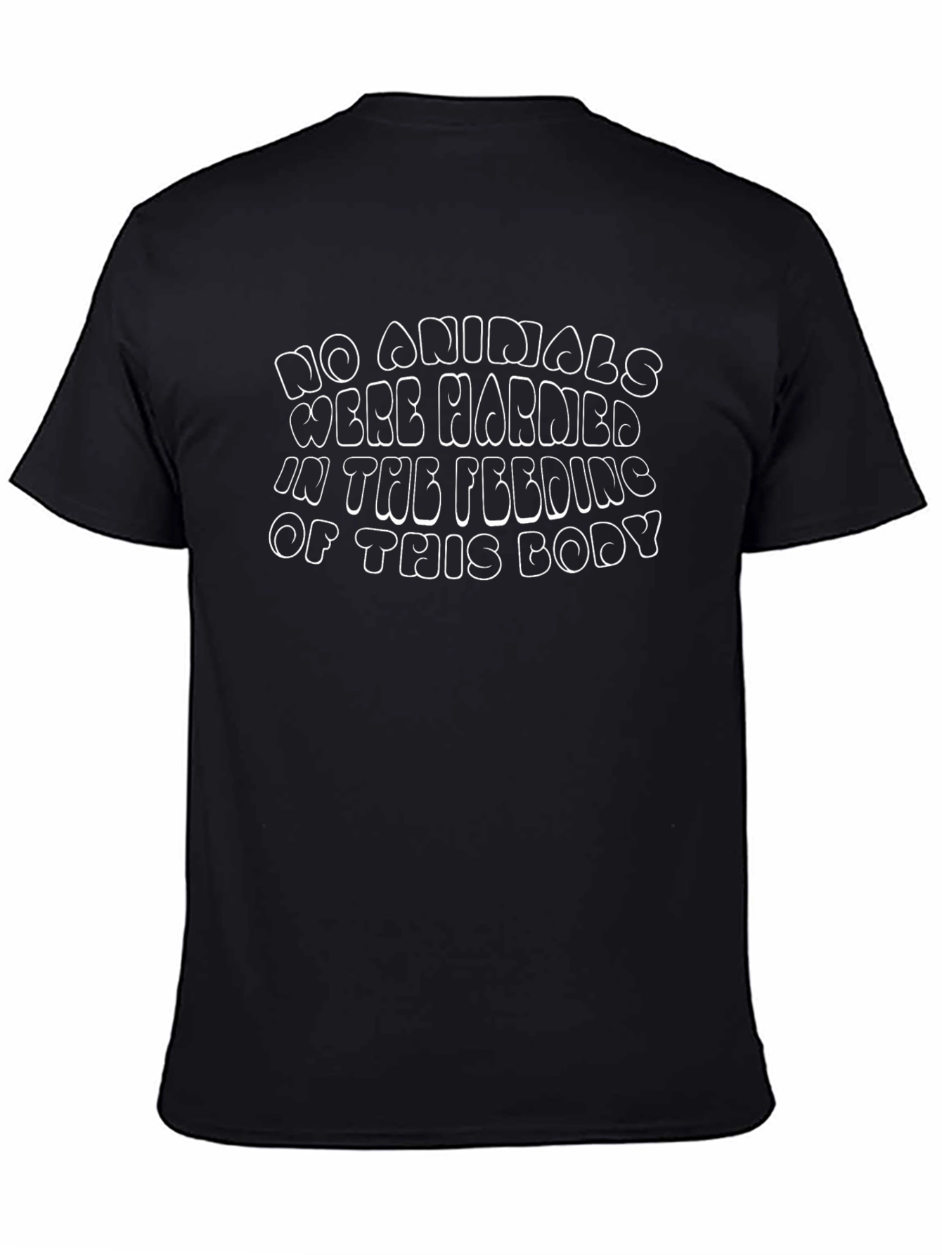 Vegan Statement T-Shirt: No Animals Harmed