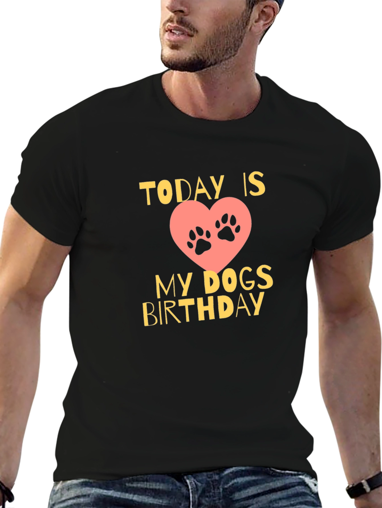 Dog Birthday T-Shirt - Today is My Dogs Birthday