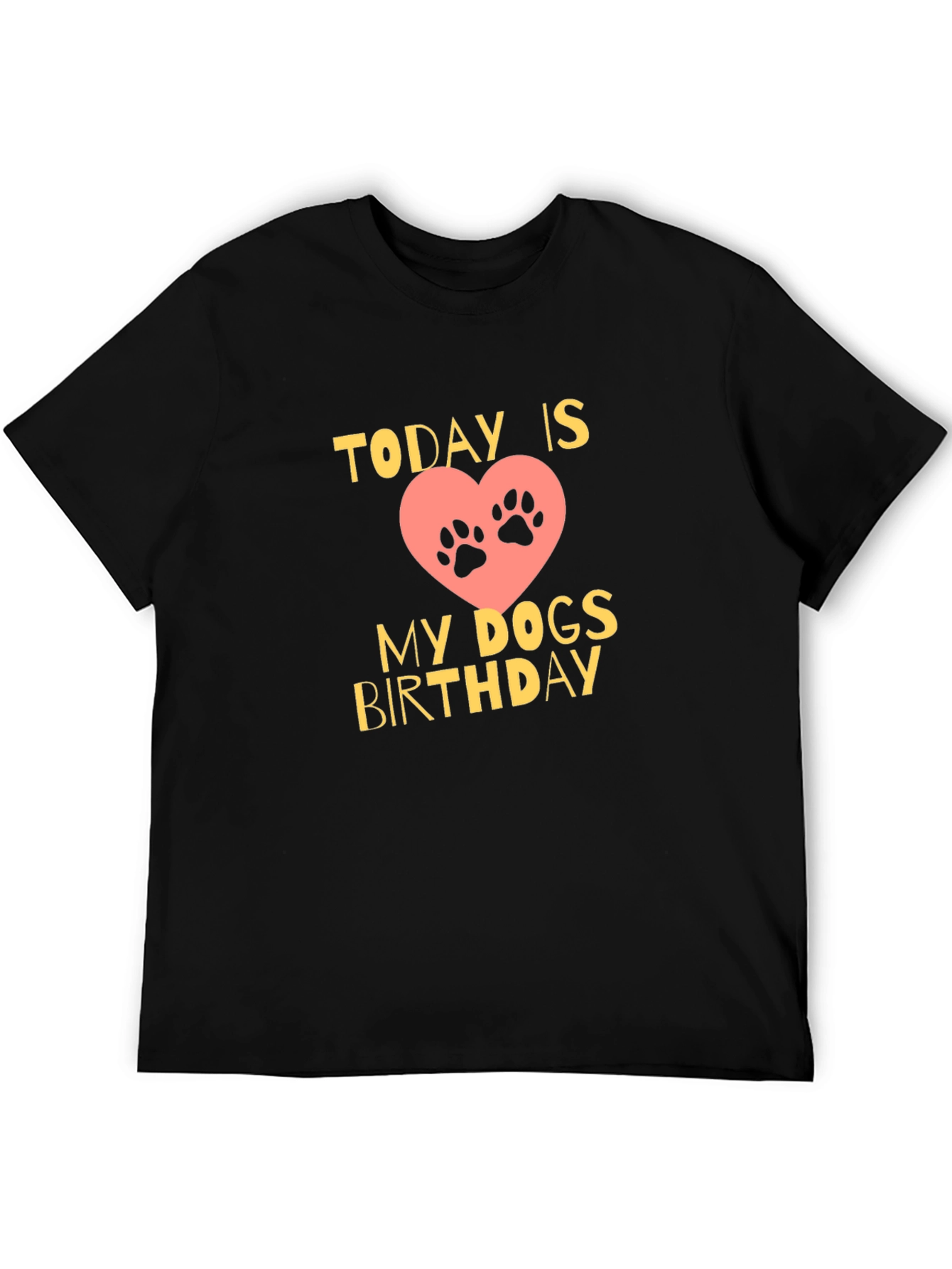 Dog Birthday T-Shirt - Today is My Dogs Birthday