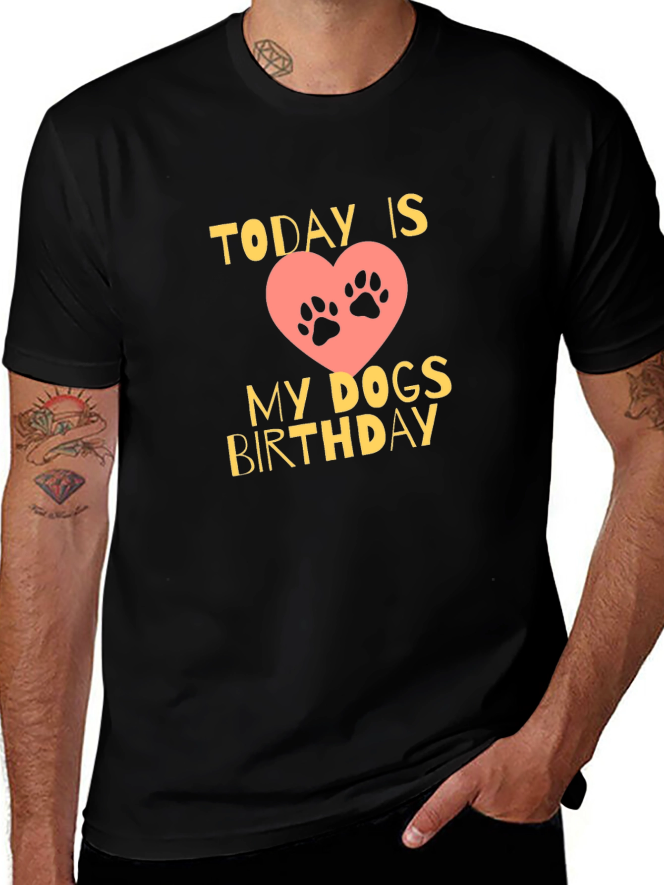 Dog Birthday T-Shirt - Today is My Dogs Birthday