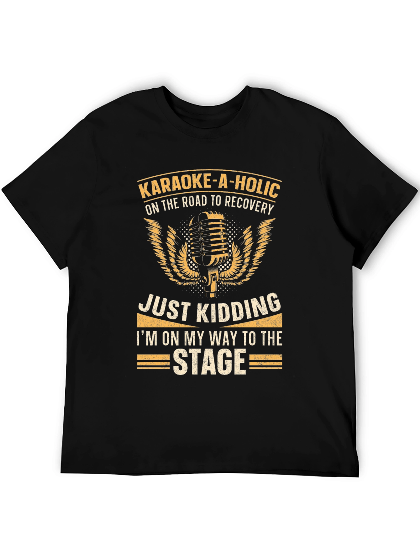 Karaoke-A-Holic T-Shirt - On The Road To Recovery