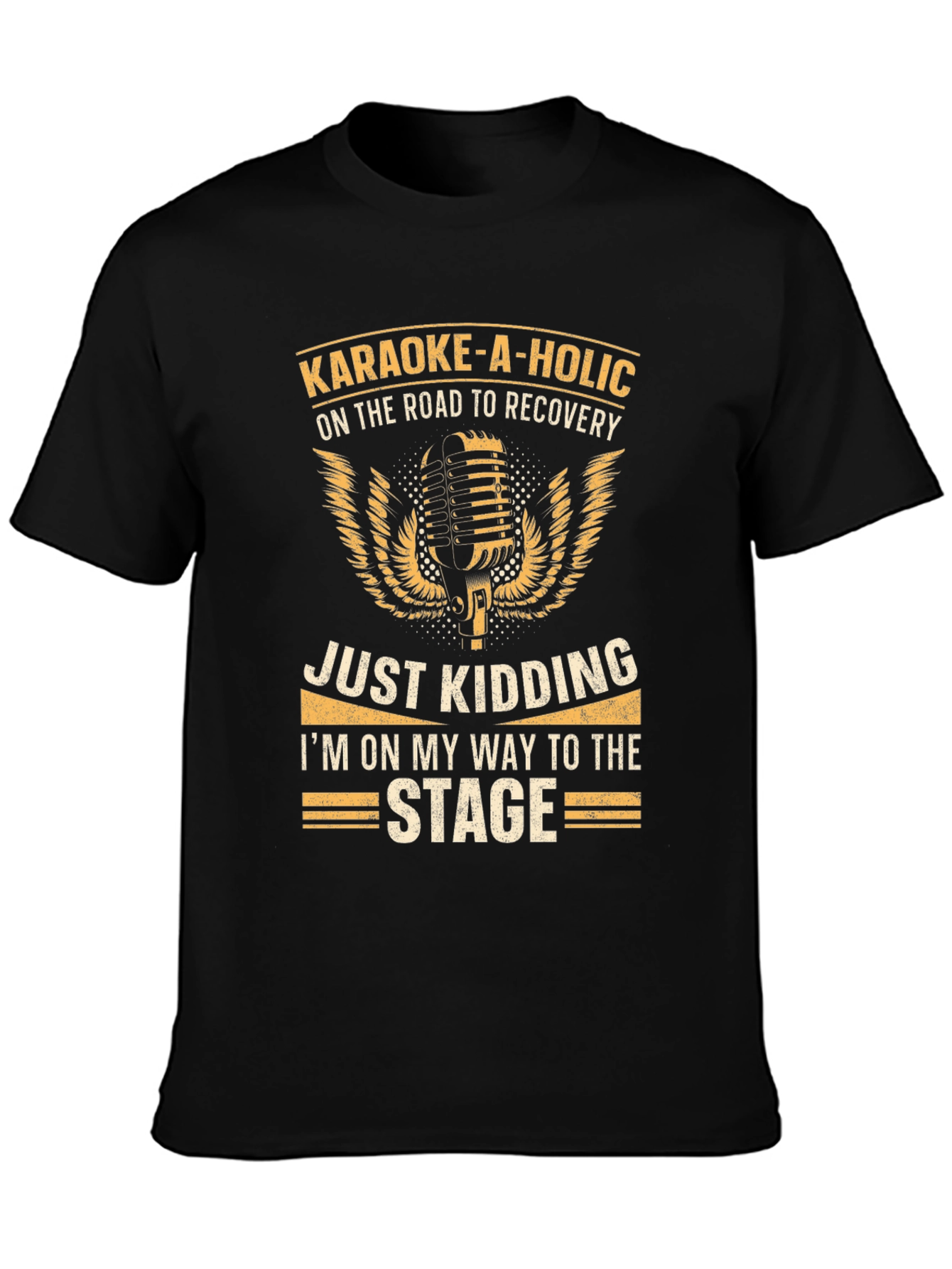 Karaoke-A-Holic T-Shirt - On The Road To Recovery