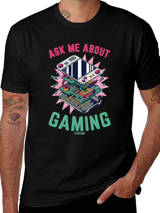 Gaming Console T-Shirt - Ask Me About Gaming