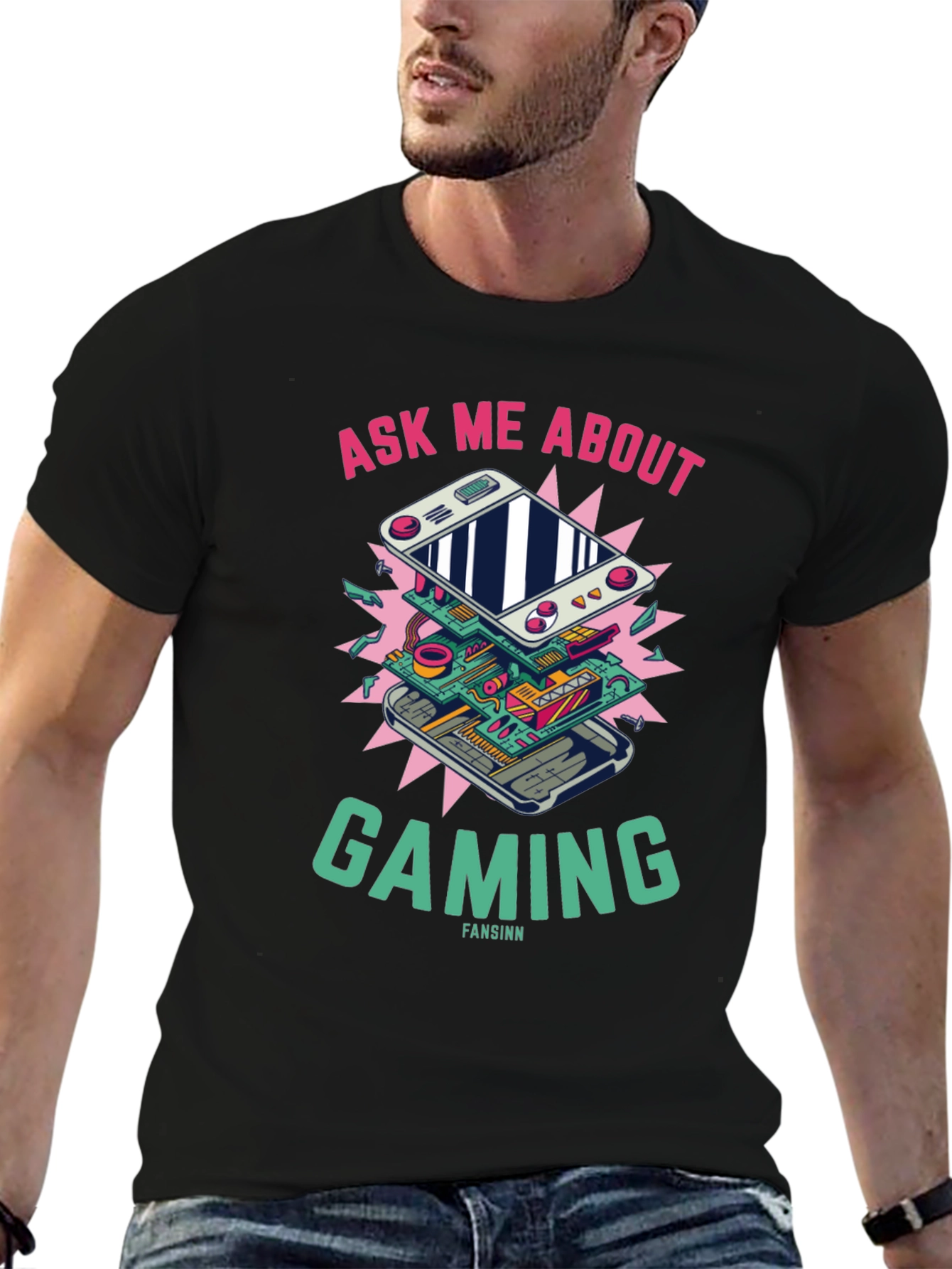 Gaming Console T-Shirt - Ask Me About Gaming