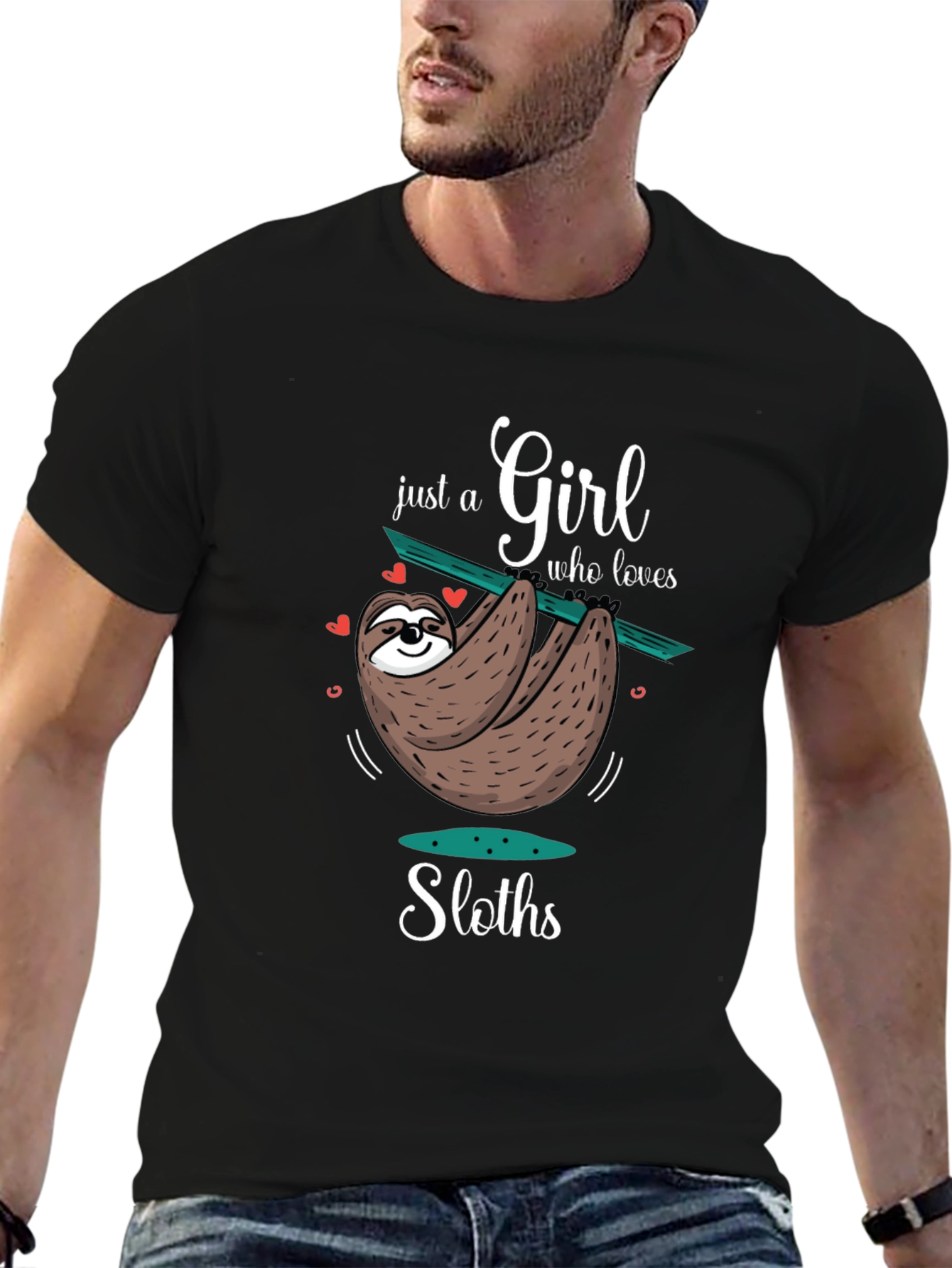 Girl Who Loves Sloths T-Shirt