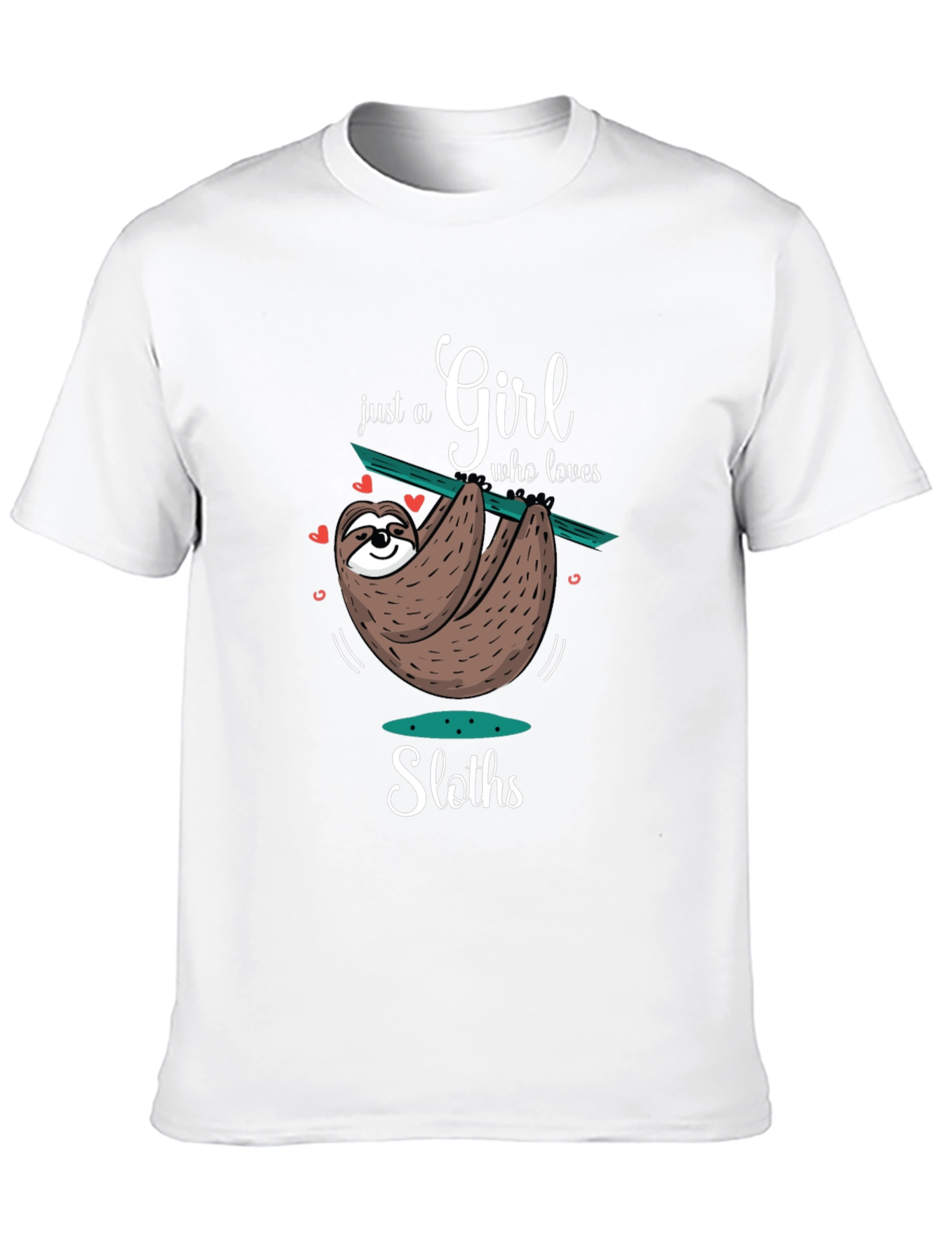 Girl Who Loves Sloths T-Shirt