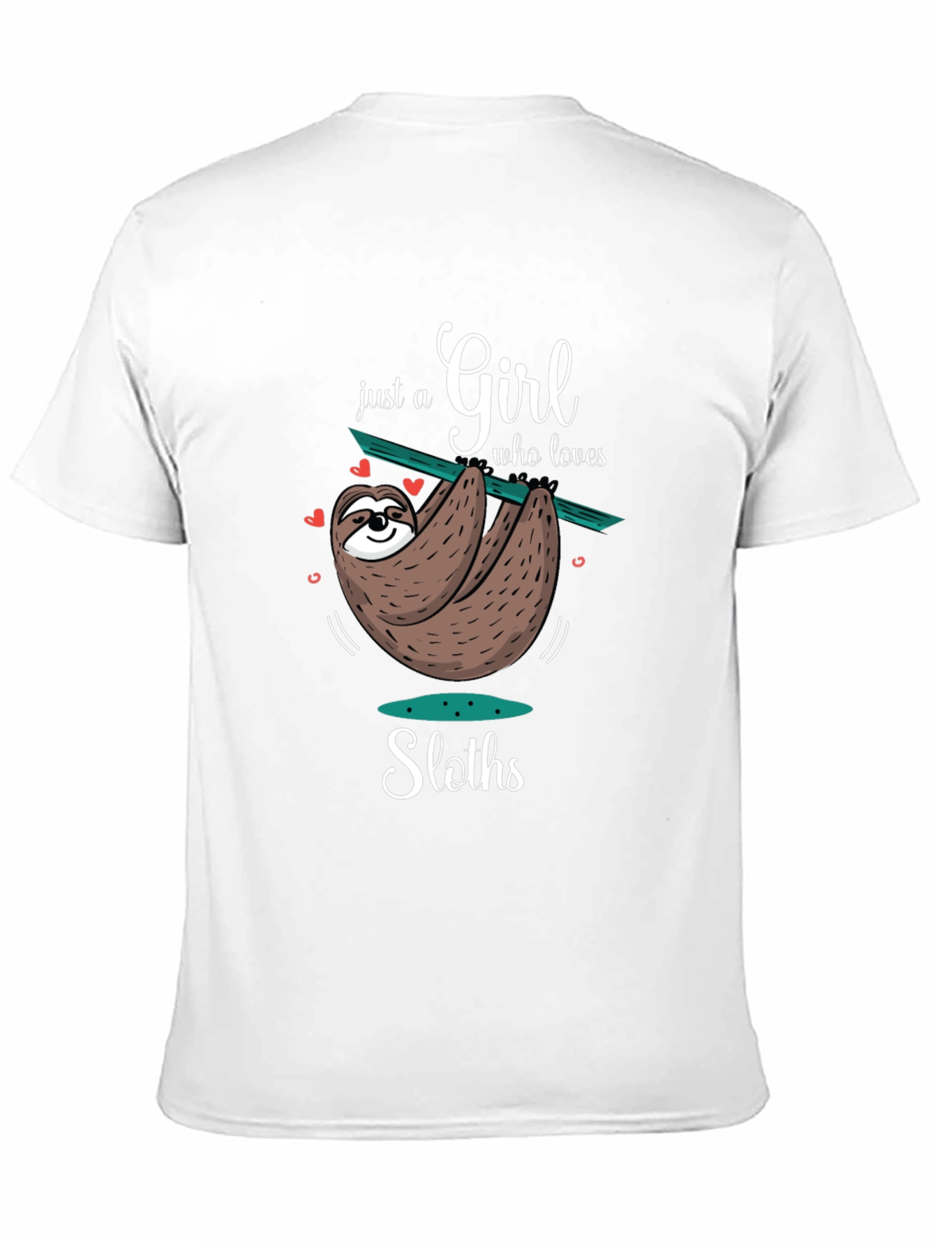 Girl Who Loves Sloths T-Shirt