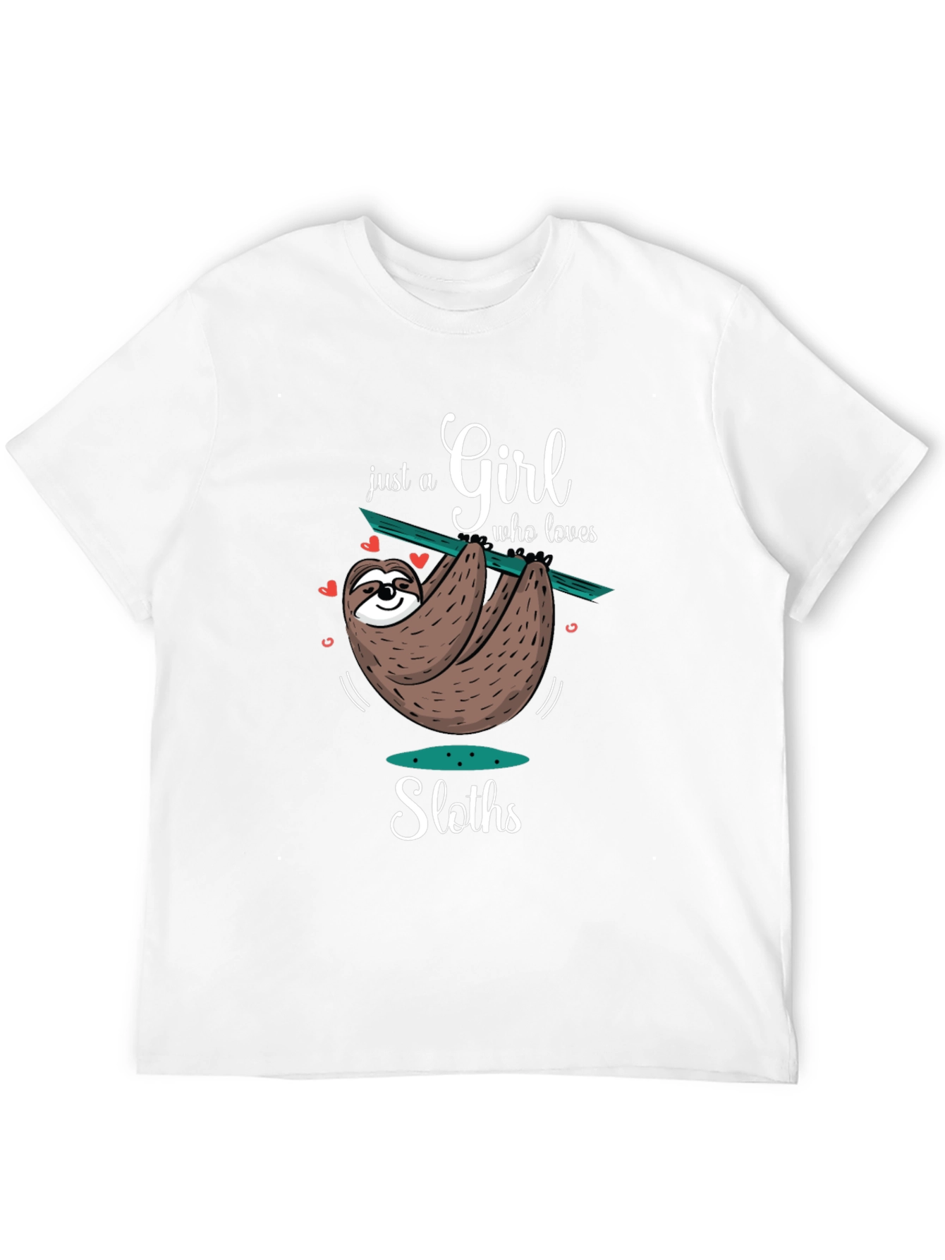 Girl Who Loves Sloths T-Shirt