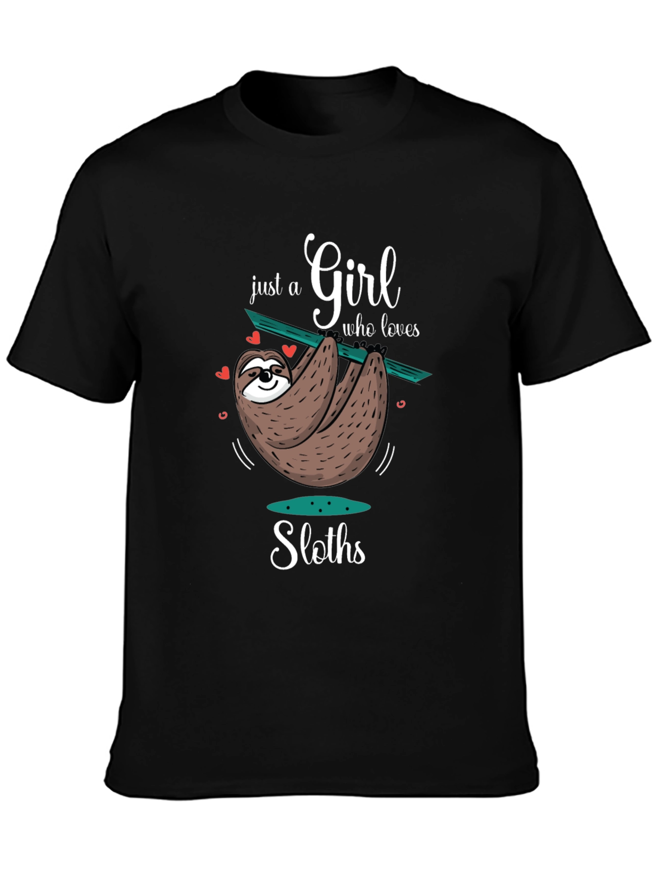 Girl Who Loves Sloths T-Shirt