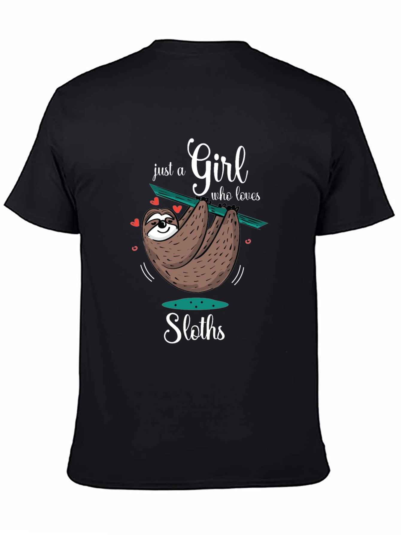 Girl Who Loves Sloths T-Shirt
