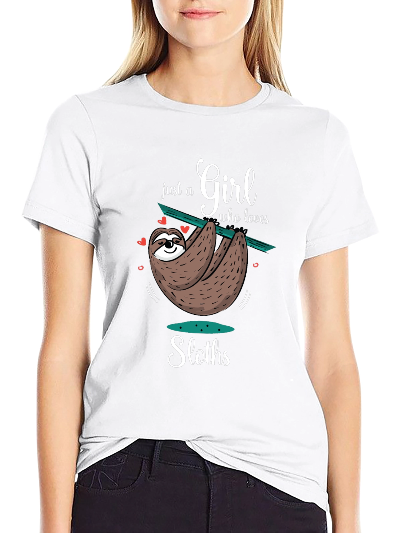 Girl Who Loves Sloths T-Shirt