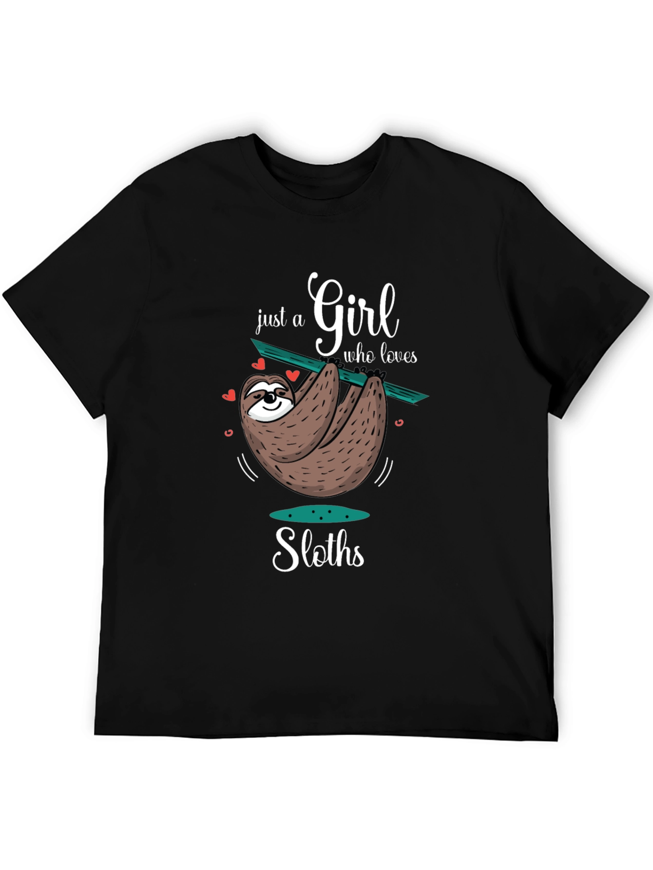 Girl Who Loves Sloths T-Shirt