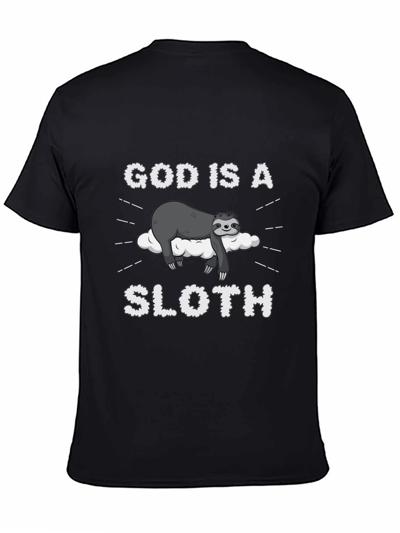 God is a Sloth Funny Graphic Tee