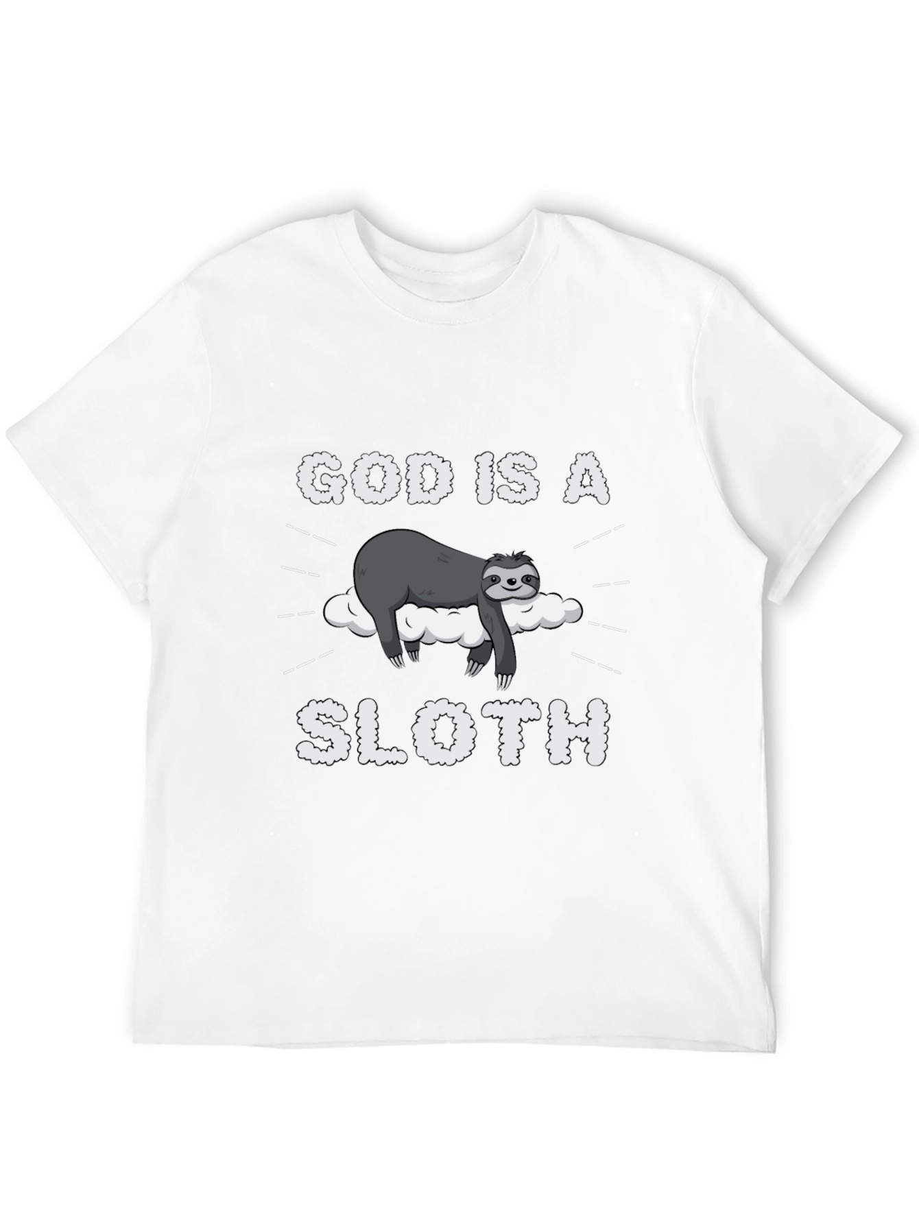 God is a Sloth Funny Graphic Tee