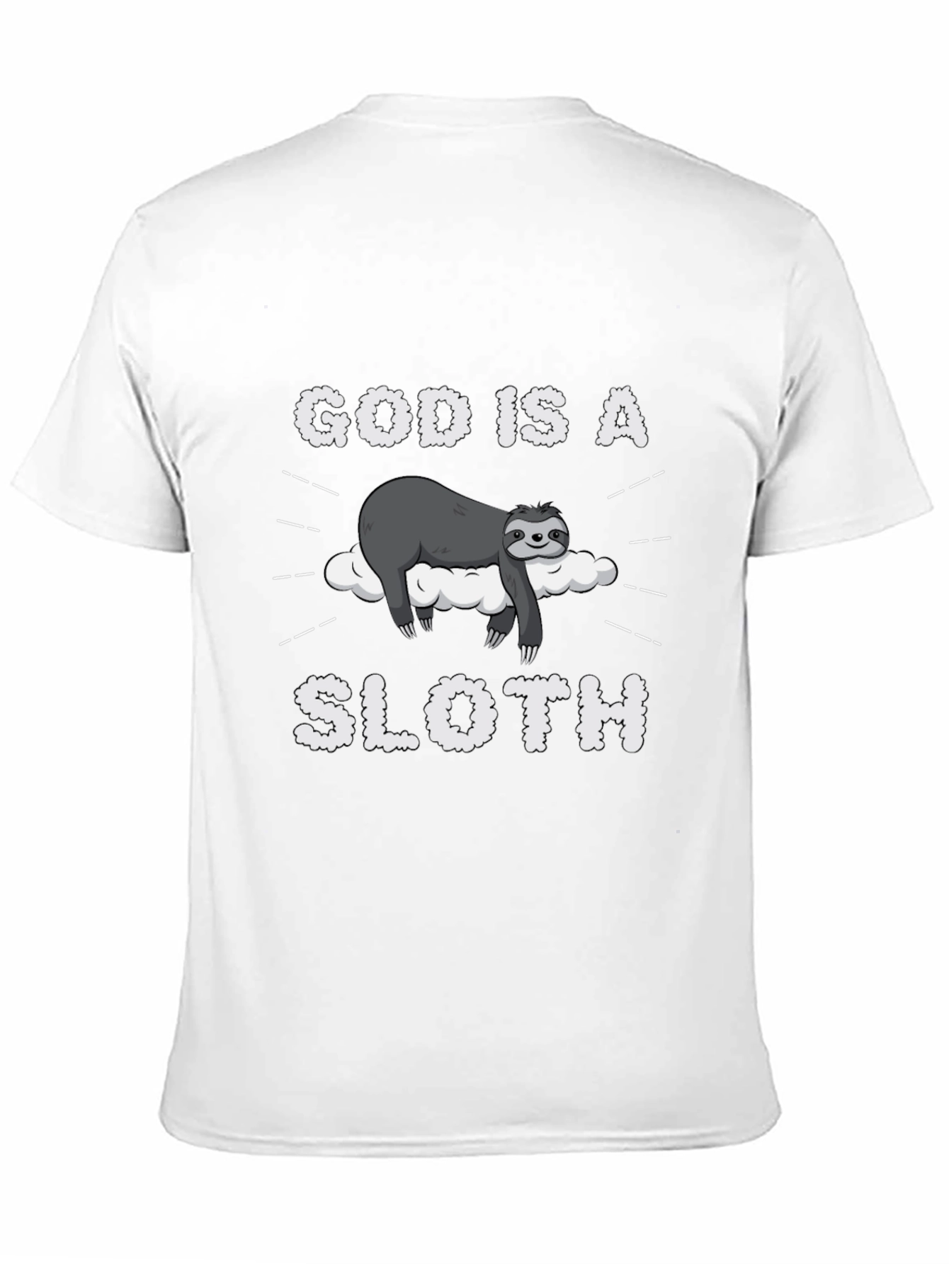 God is a Sloth Funny Graphic Tee