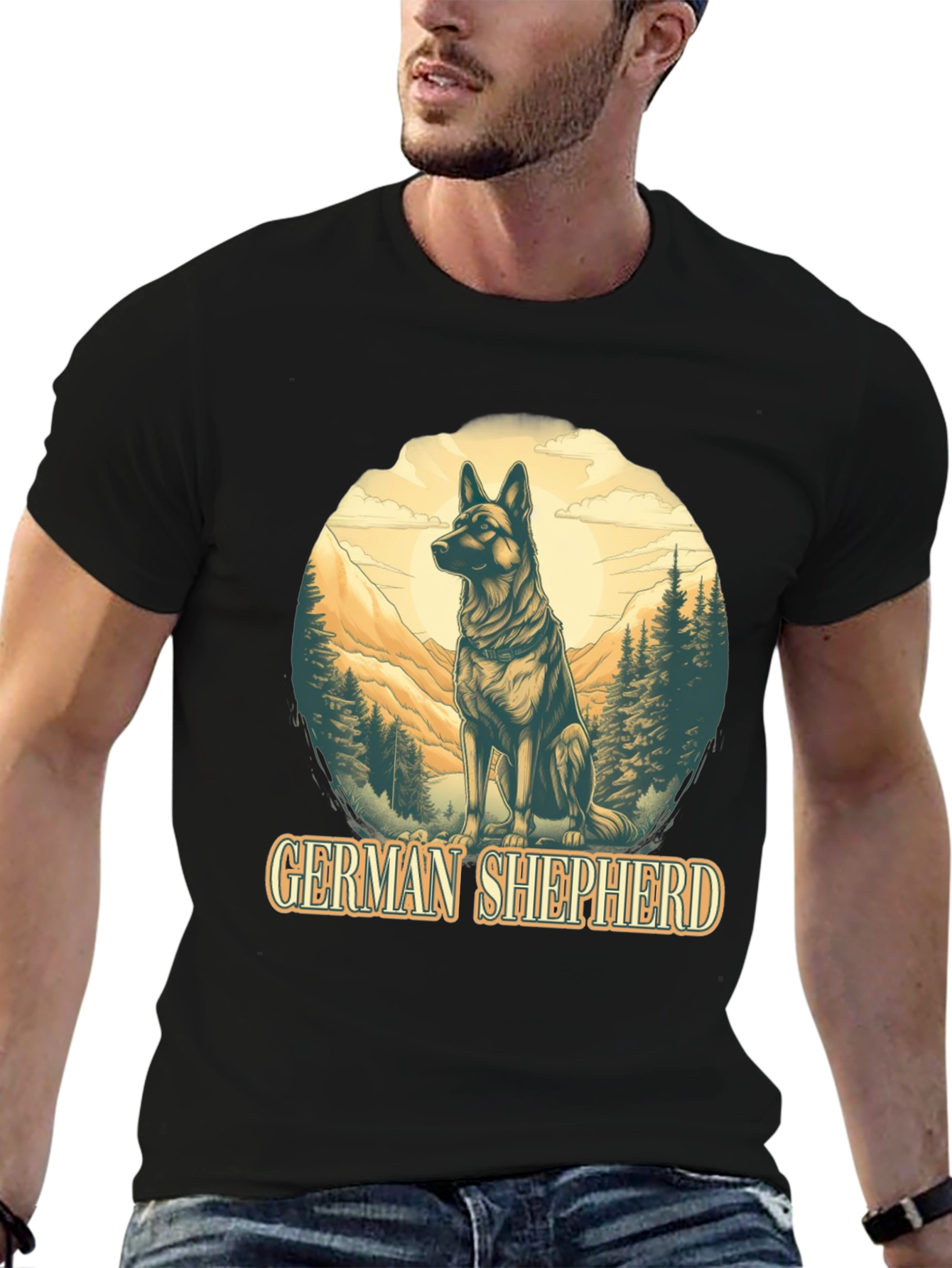 German Shepherd T-Shirt - Dog Lover Graphic Tee