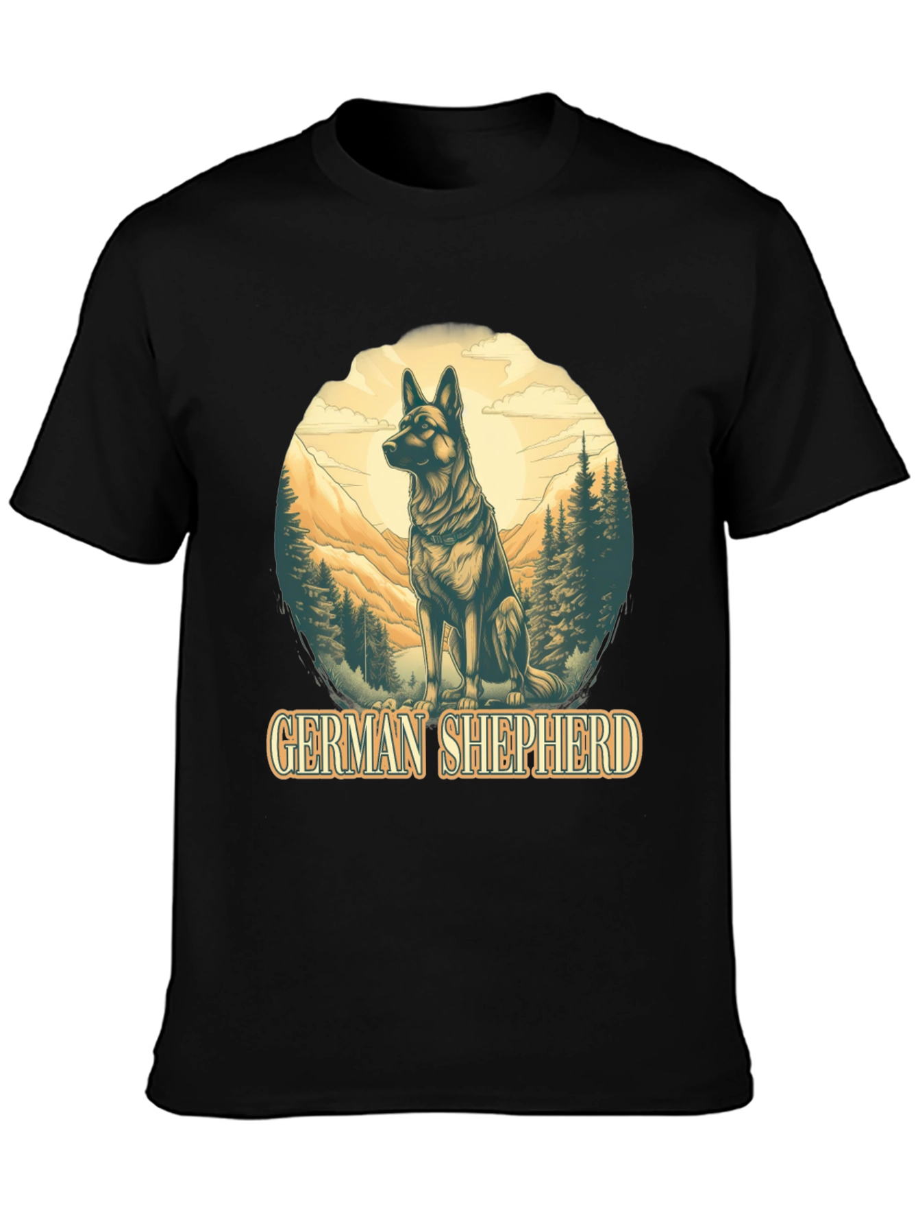 German Shepherd T-Shirt - Dog Lover Graphic Tee