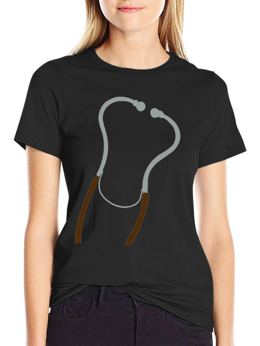 Stethoscope Graphic T-Shirt - Medical Humor Tee