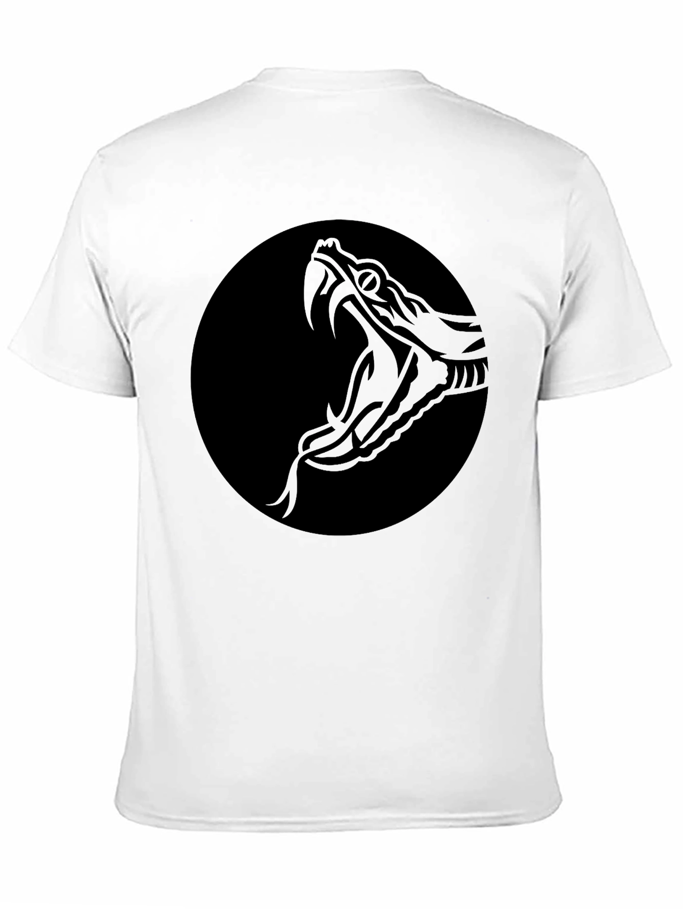 Black Snake Circle Graphic Tee