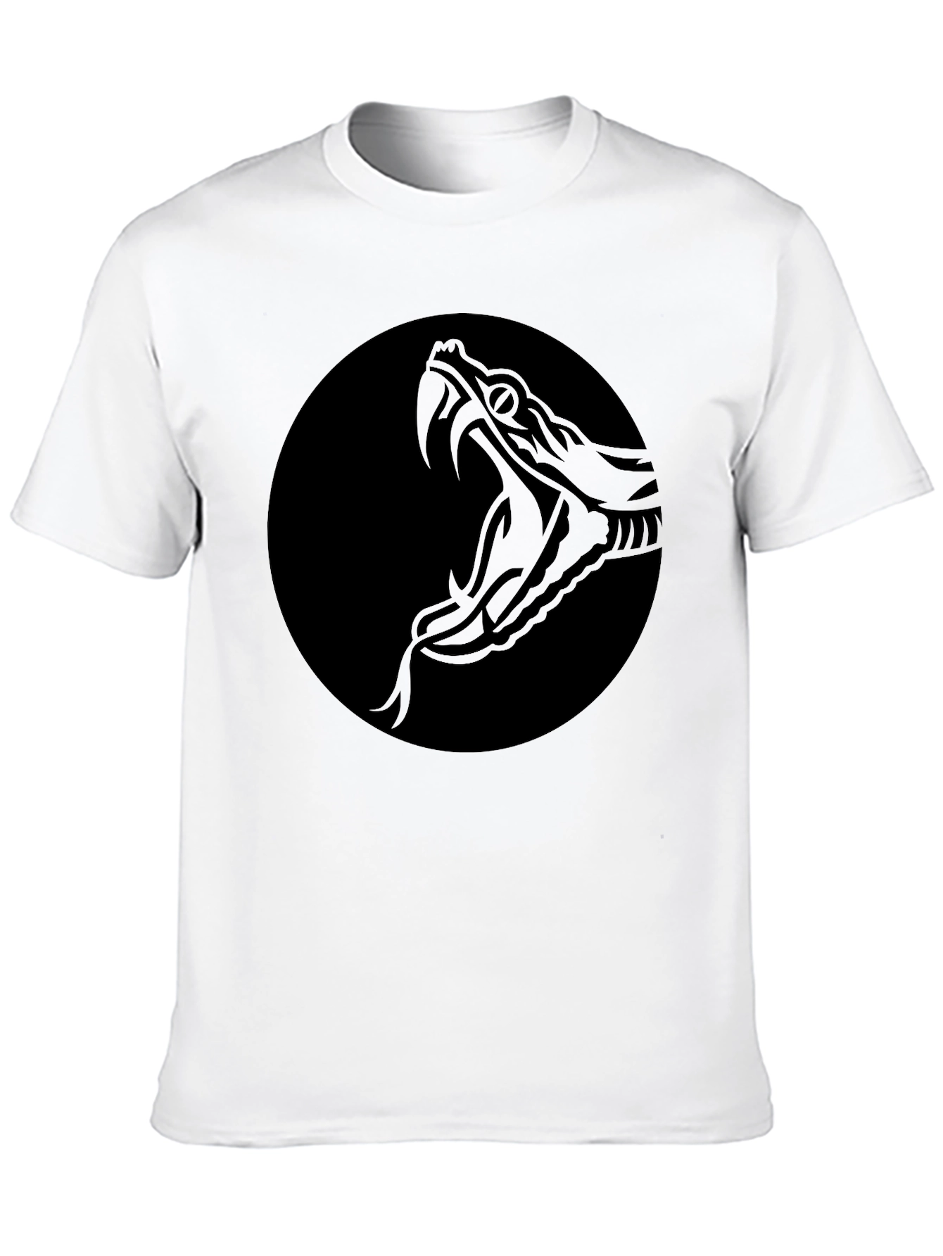 Black Snake Circle Graphic Tee