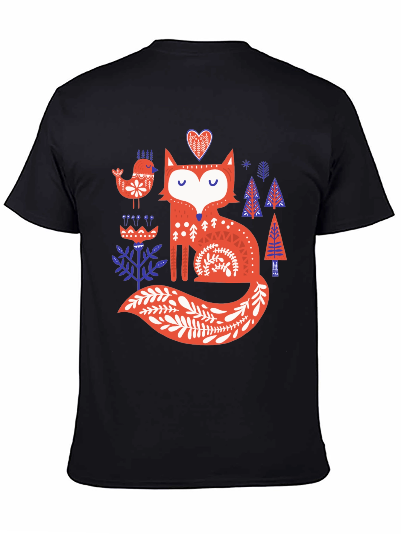Whimsical Fox Graphic T-Shirt