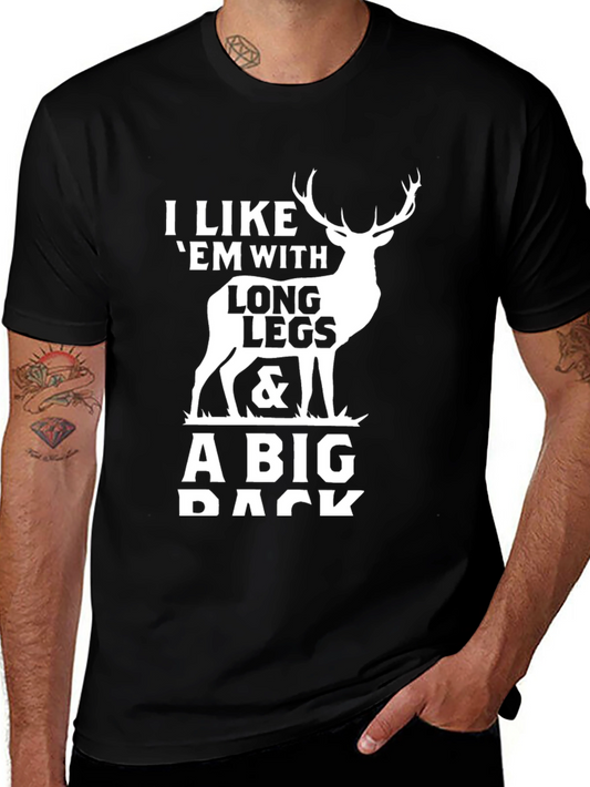 I Like Em With Long Legs & a Big Rack T-Shirt