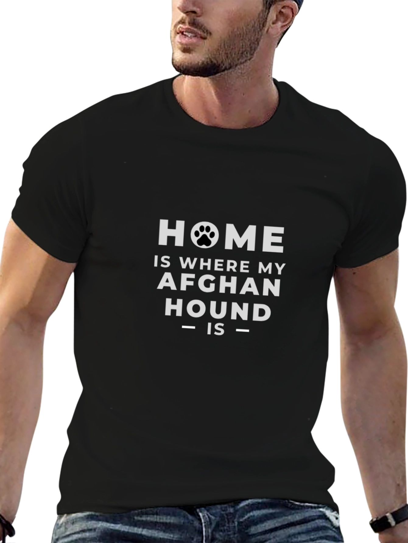 Home Is Where My Afghan Hound Is T-Shirt