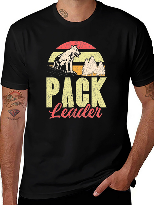Pack Leader Graphic Tee - Mens Black T-Shirt