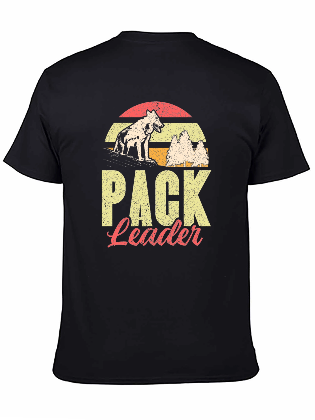 Pack Leader Graphic Tee - Mens Black T-Shirt