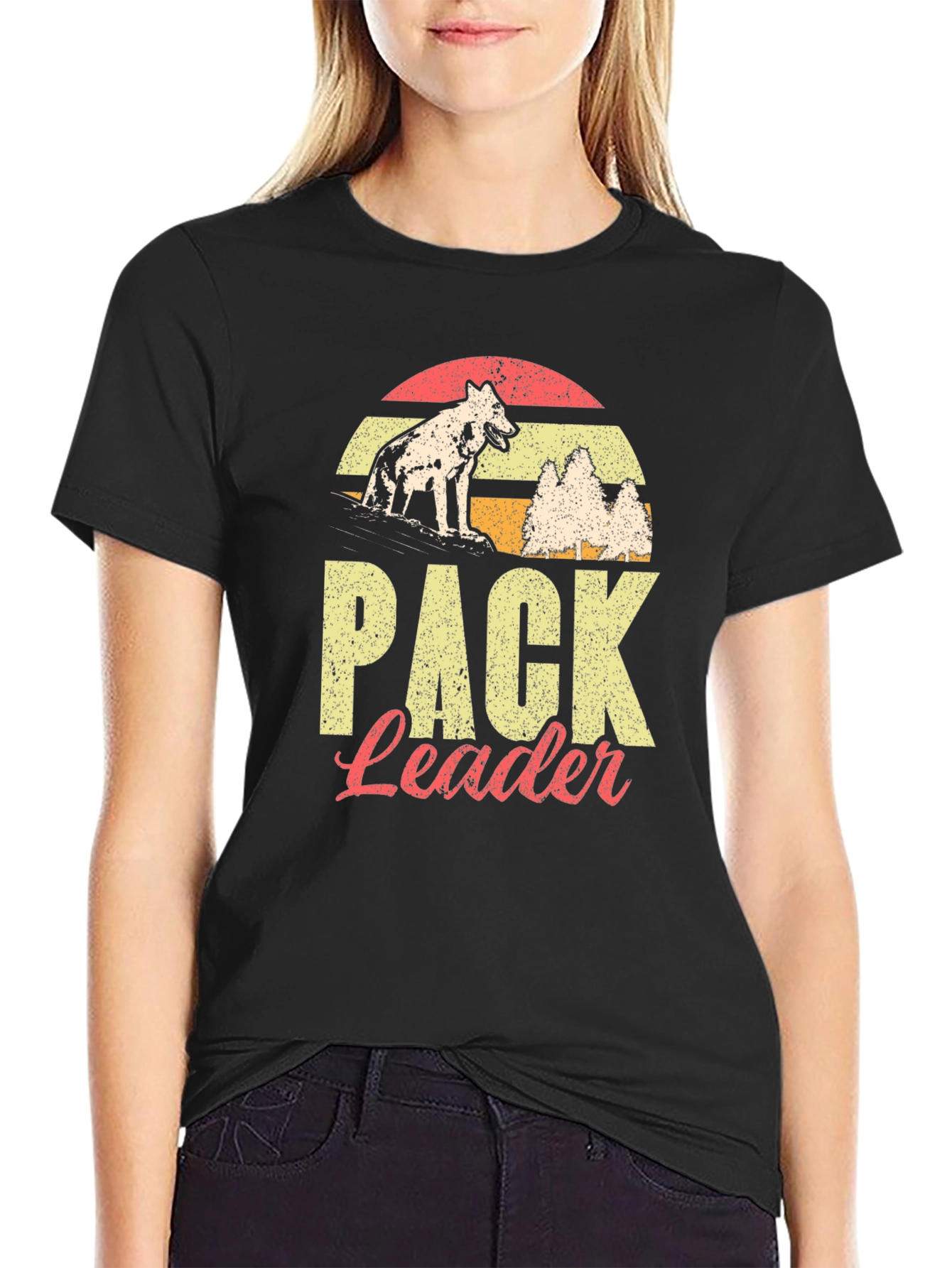 Pack Leader Graphic Tee - Mens Black T-Shirt