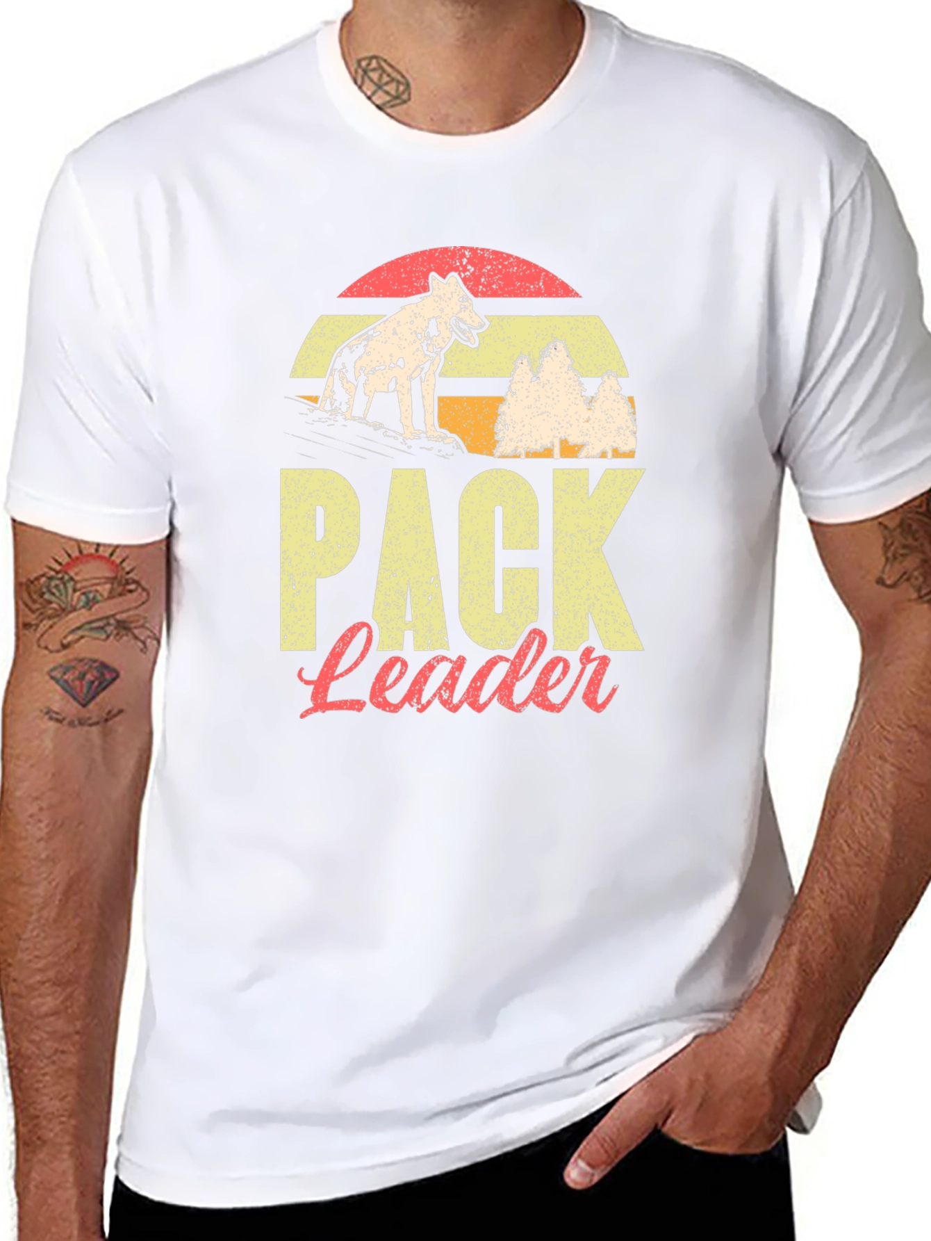Pack Leader Graphic Tee - Mens Black T-Shirt