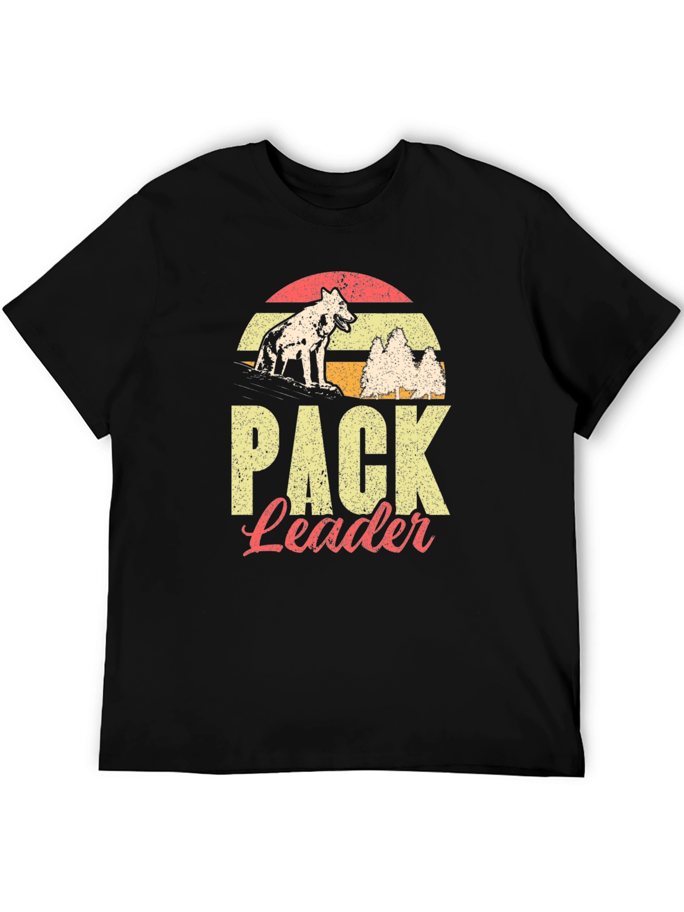 Pack Leader Graphic Tee - Mens Black T-Shirt
