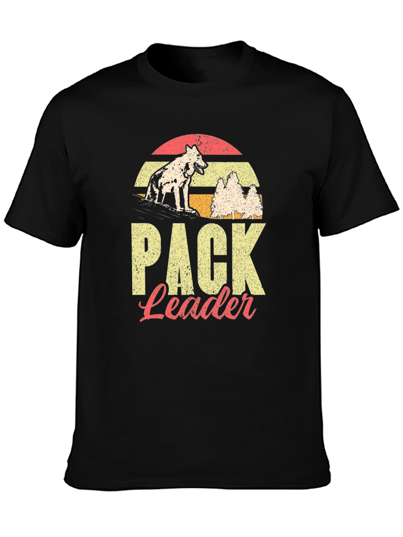 Pack Leader Graphic Tee - Mens Black T-Shirt