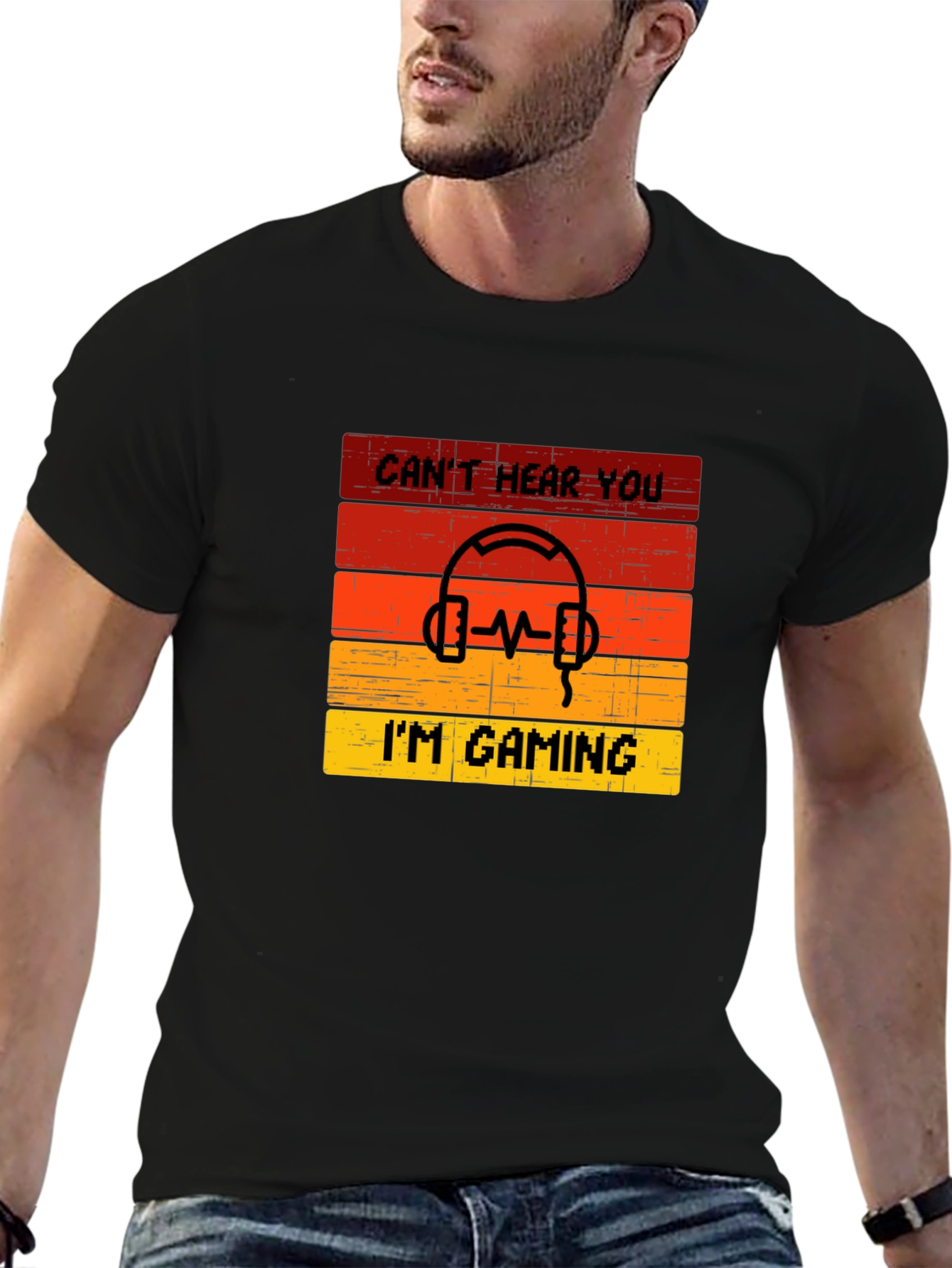 Cant Hear You Im Gaming Graphic Tee