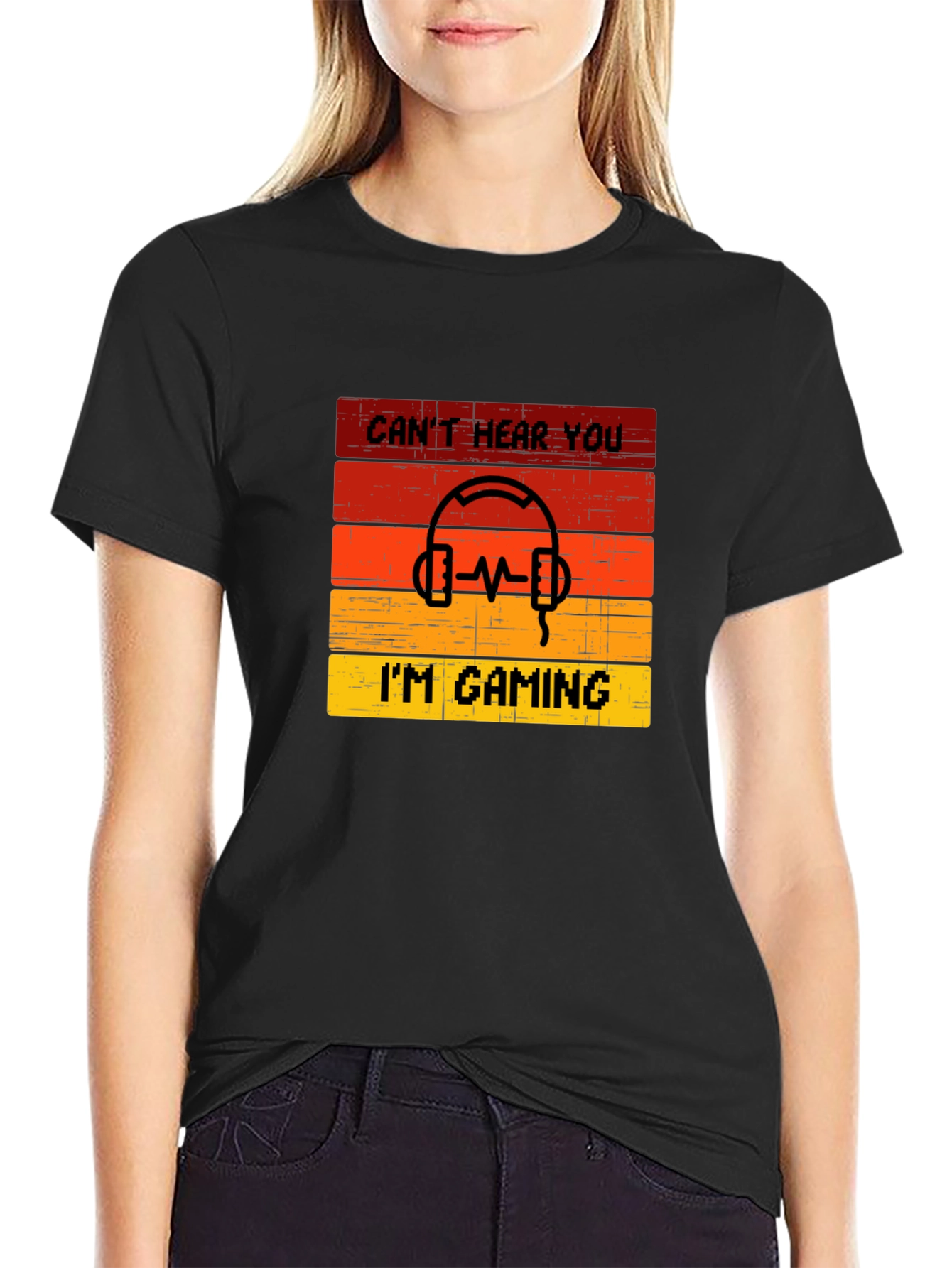 Cant Hear You Im Gaming Graphic Tee