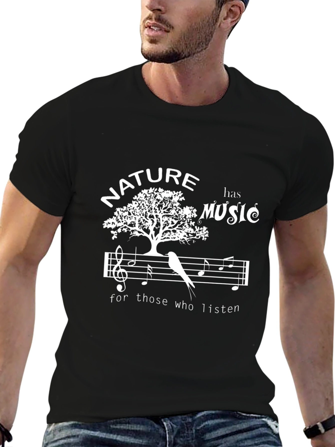Nature Music Graphic T-Shirt
