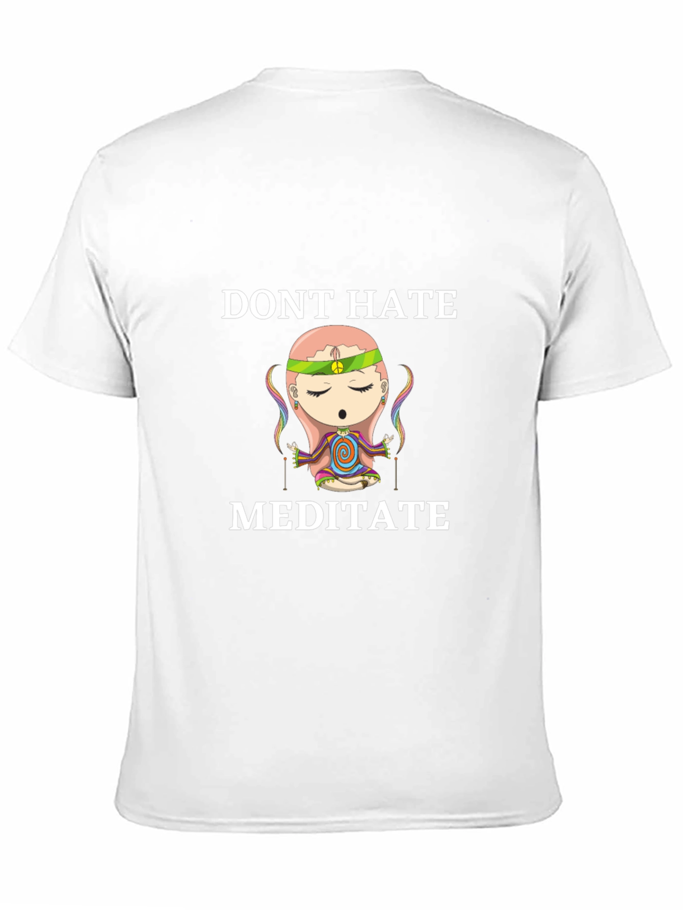 Dont Hate Meditate T-Shirt - Relaxed Fit