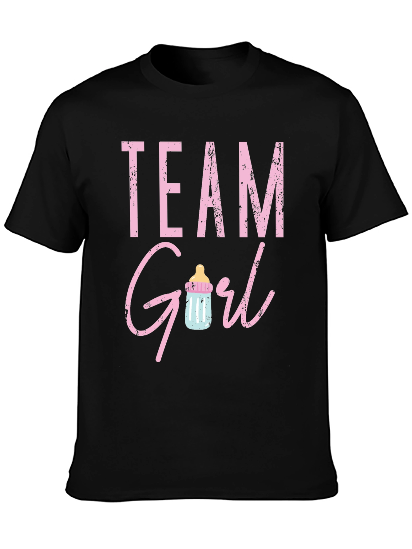 Team Girl Baby Shower Gender Reveal T-Shirt